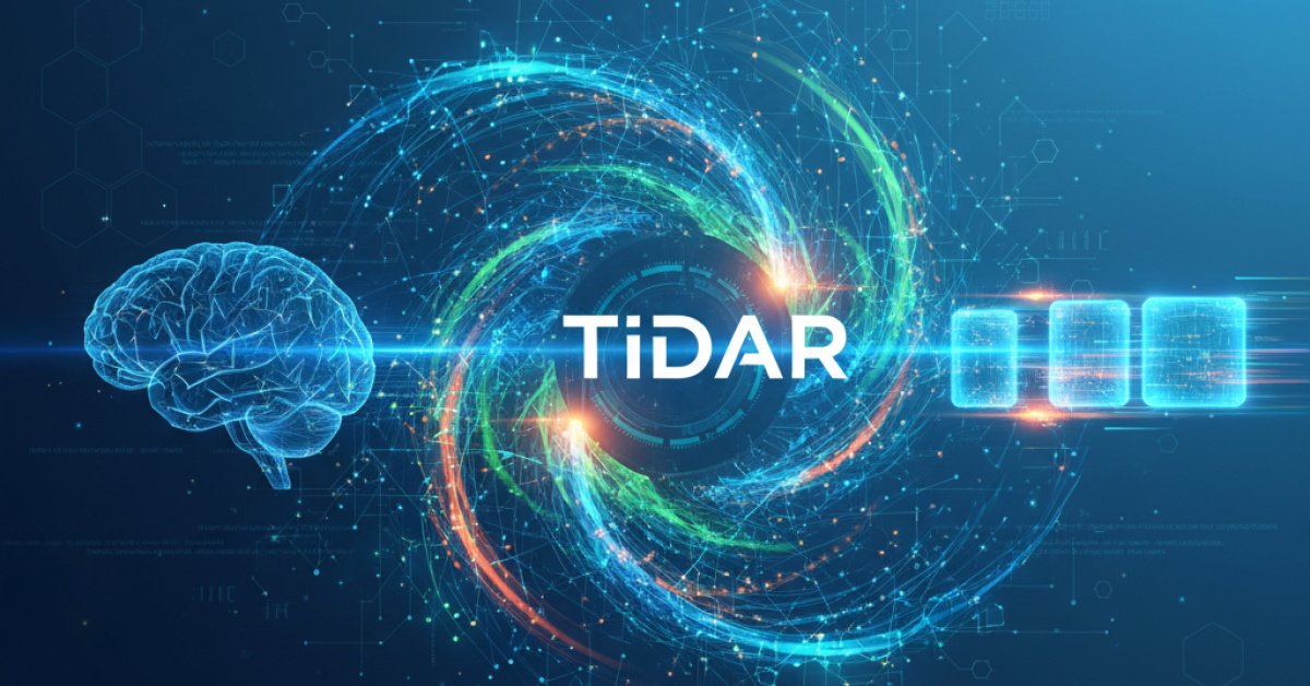 NVIDIA's TiDAR: The AI Trick That Makes LLMs 5x Faster Without Getting Dumber