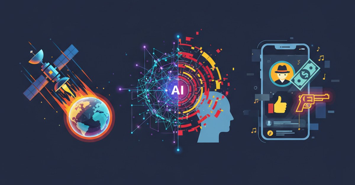 Today in Tech: Falling Space Junk, AI vs. Conspiracy Theories, and Mafia TikTok