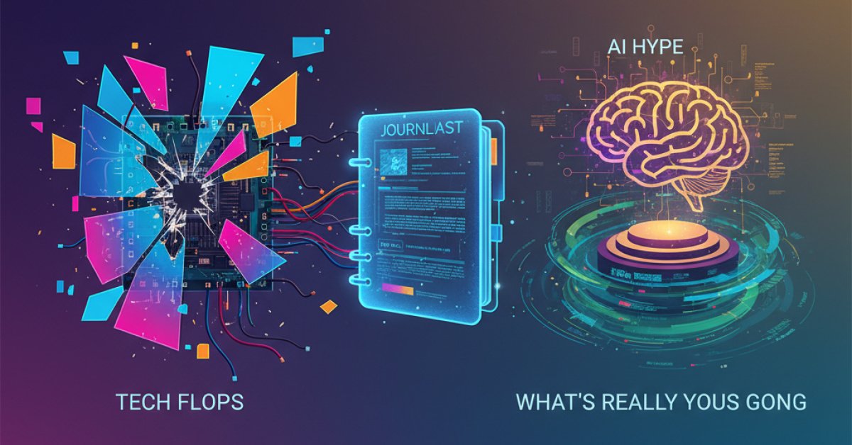 Tech Flops, AI Hype, and What's Really Going On: A Journalist's Notebook