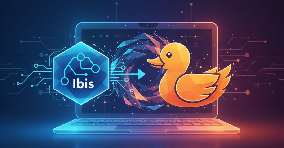 Stop Moving Your Data: Build In-Database Feature Pipelines with Ibis and DuckDB